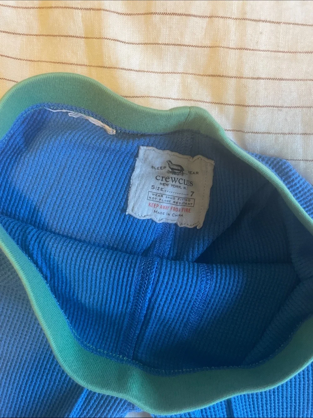 Crewcuts Long John Style Pajama Set